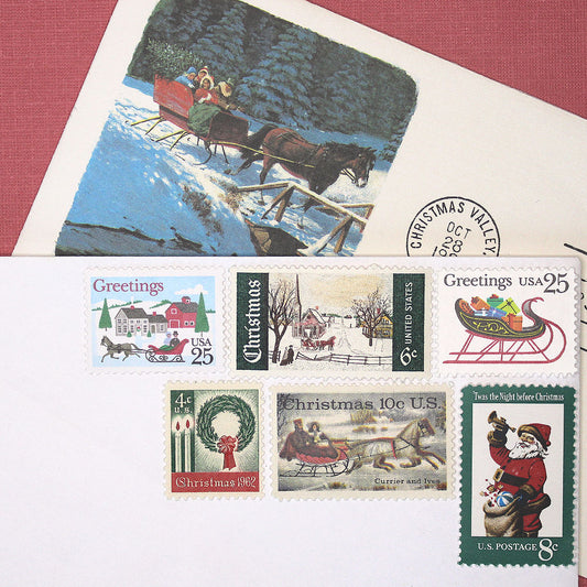 Christmas .. Sleigh Ride 78c Curated Set - Mail 5 Letters