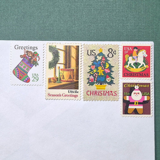 Christmas .. Toys 82c Curated Set - Mail 5 Letters