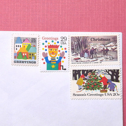 Christmas .. Winter Wonderland 82c Curated Set - Mail 5 Letters