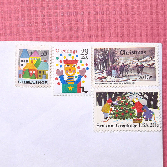 Christmas .. Winter Wonderland 82c Curated Set - Mail 5 Letters