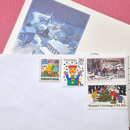 Christmas .. Winter Wonderland 82c Curated Set - Mail 5 Letters