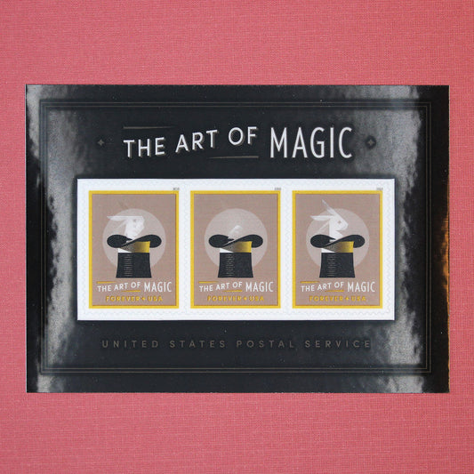 The Art of Magic Souvenir Sheet - Sheet of 3 Stamps