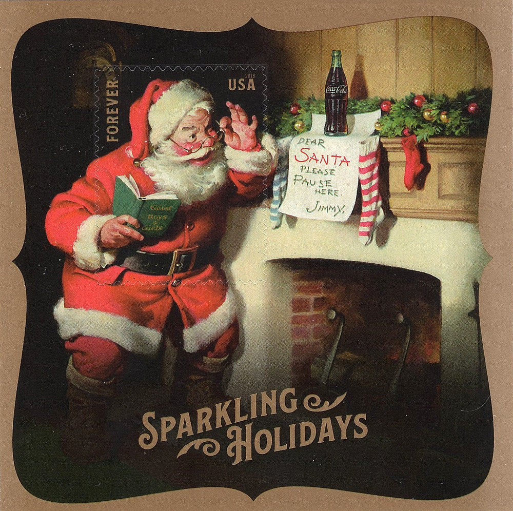 Sparkling Holidays Souvenir Sheet - Sheet of 1 Stamp