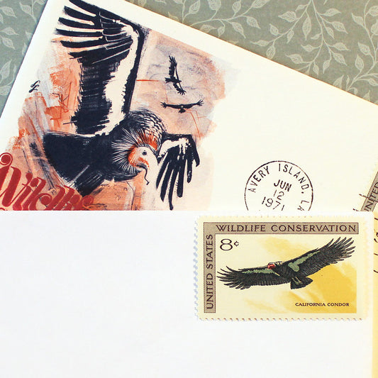 8c California Condor Stamps - Pack of 10