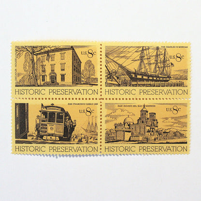 8c Historic Preservation Stamps - Pack of 20