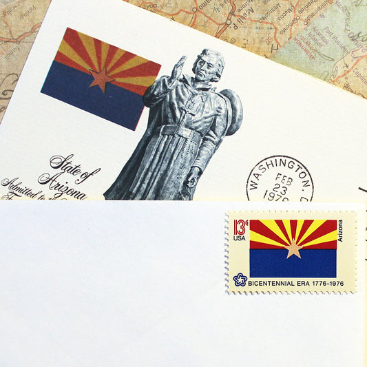 13c Arizona State Flag Stamps - Pack of 10
