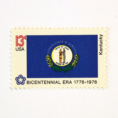 13c Kentucky State Flag Stamps - Pack of 10