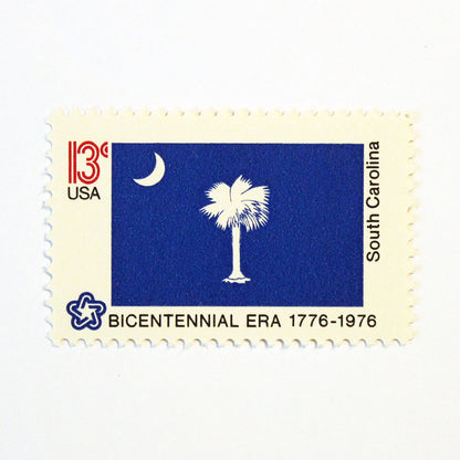 13c South Carolina State Flag Stamps - Pack of 10