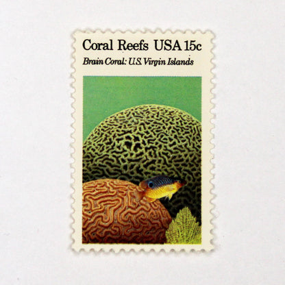 15c Coral Reef Stamps - Pack of 20