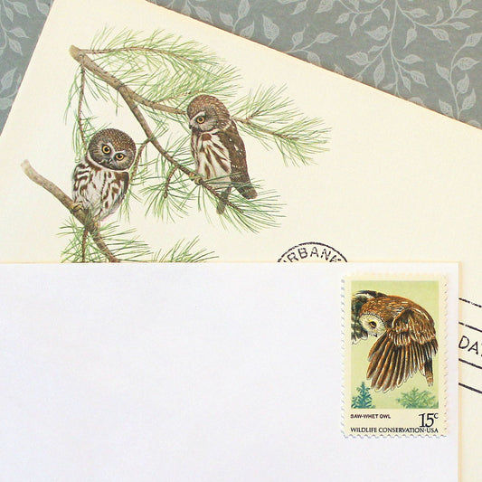 15c Saw-Whet Owl Stamps - Pack of 10