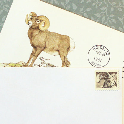18c Bighorn Sheep Stamps - Pack of 5