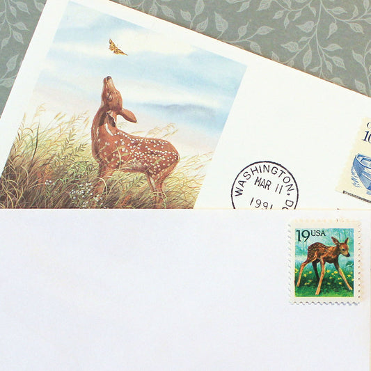 19c Fawn Stamps - Pack of 10
