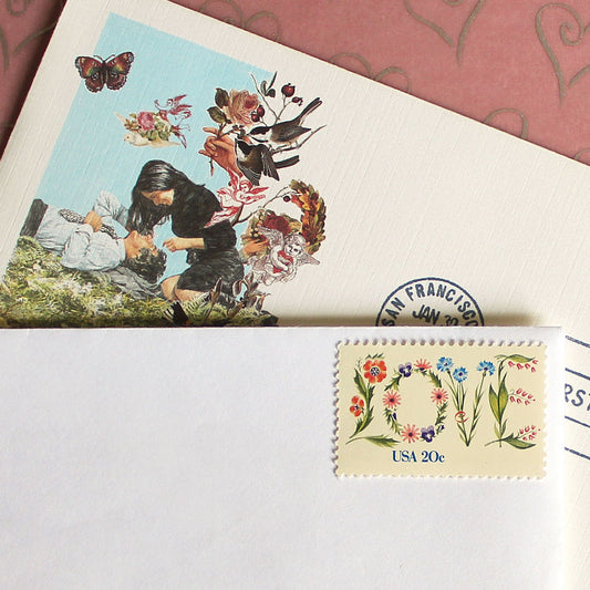 20c Floral Love Stamps - Pack of 10