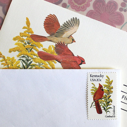 20c Kentucky State Bird and Flower Stamps - Pack of 5