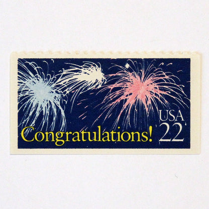 22c Congratulations Stamps - Pack of 5