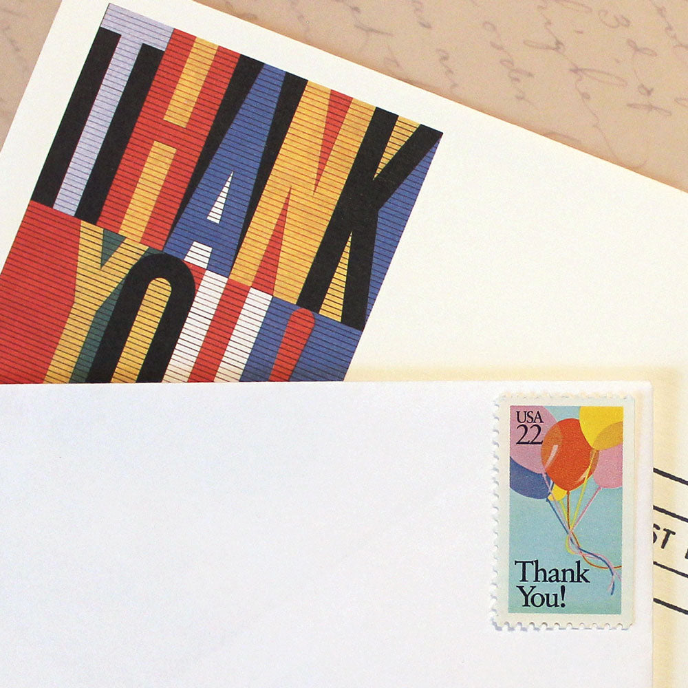 22c Thank You Stamps - Pack of 5