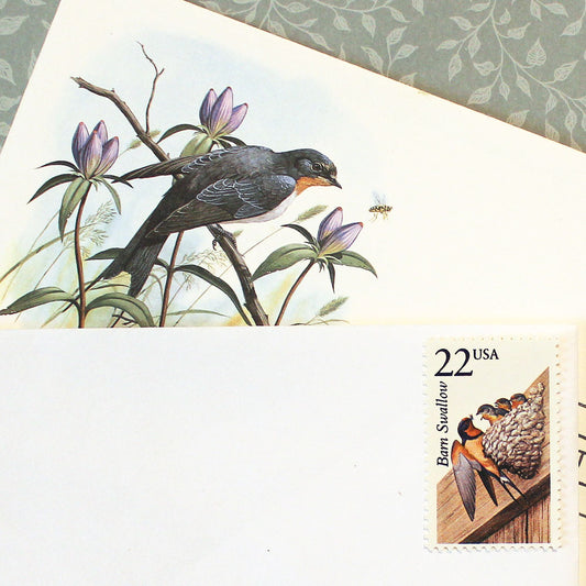 22c Barn Swallow Wildlife Stamps - Pack of 5