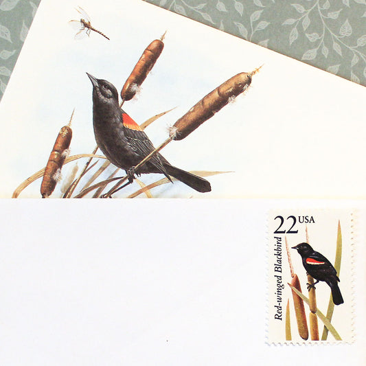 22c Red-winged Blackbird Wildlife Stamps - Pack of 5