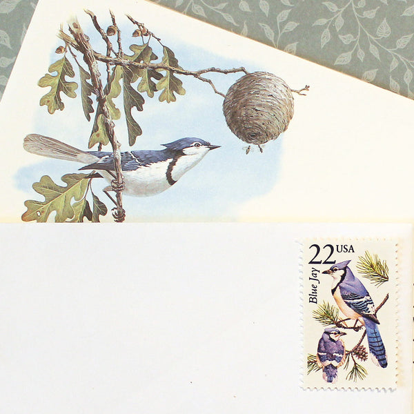 22c Blue Jay Wildlife Stamps .. Vintage Unused US Postage Stamps ...