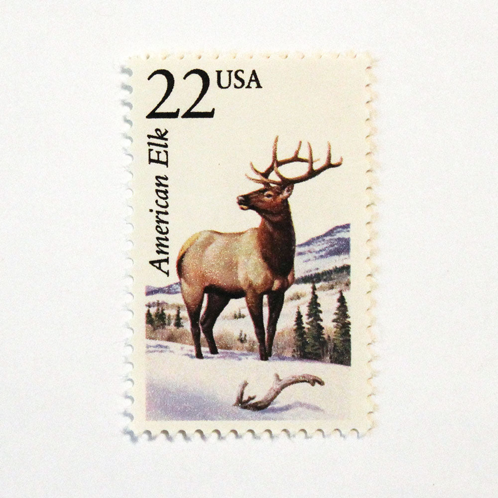 22c American Elk Wildlife Stamps - Pack of 5