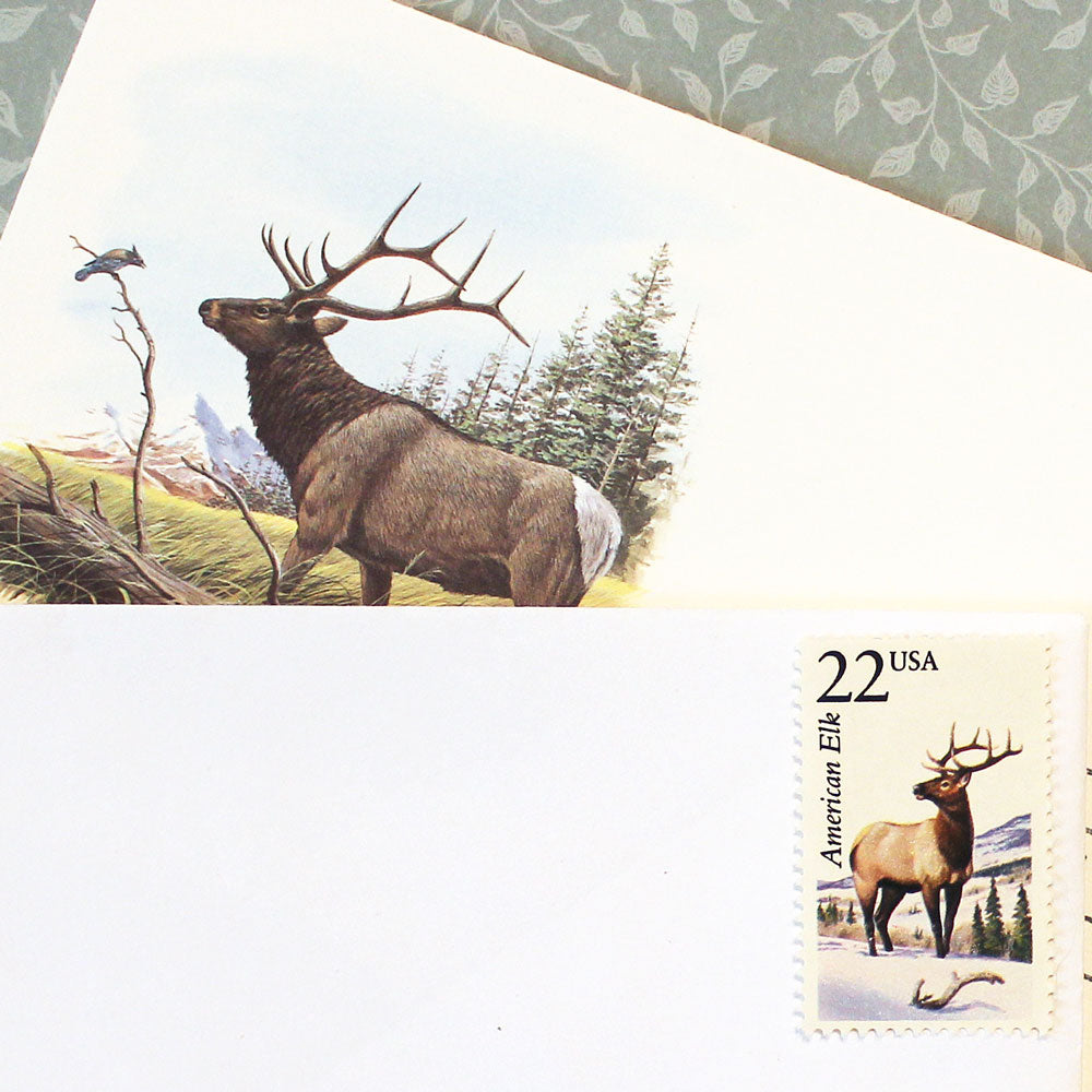 22c American Elk Wildlife Stamps - Pack of 5