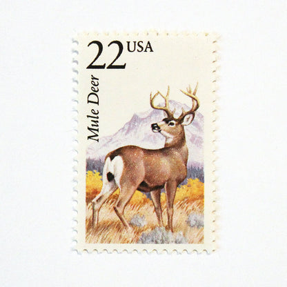22c Mule Deer Wildlife Stamps - Pack of 5