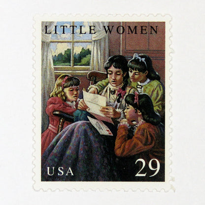 10 Vintage Little Women Stamps Unused Postage for Mailing