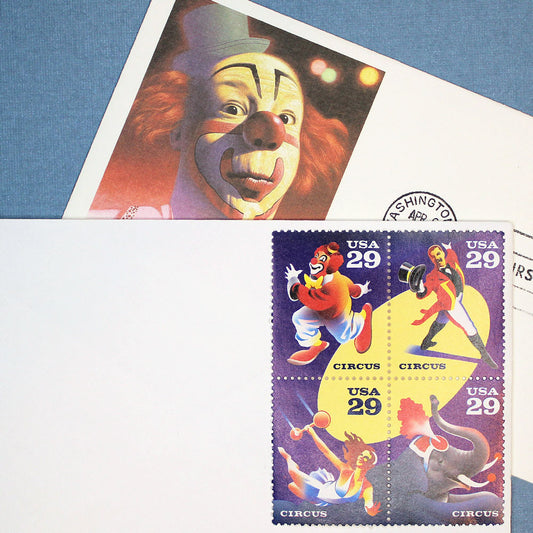 29c Circus Stamps - Pack of 20