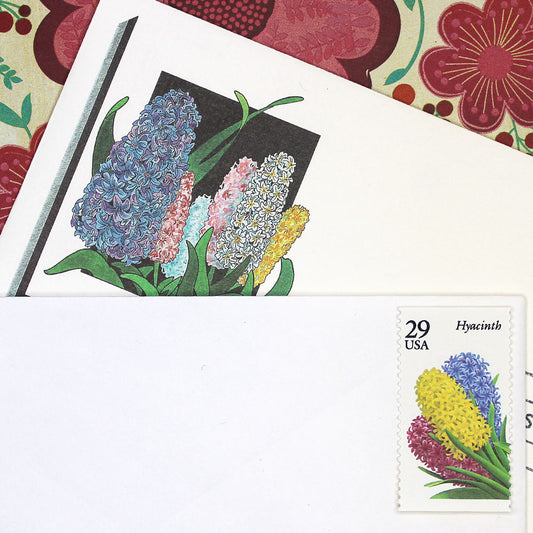29c Hyacinth Stamps - Pack of 5