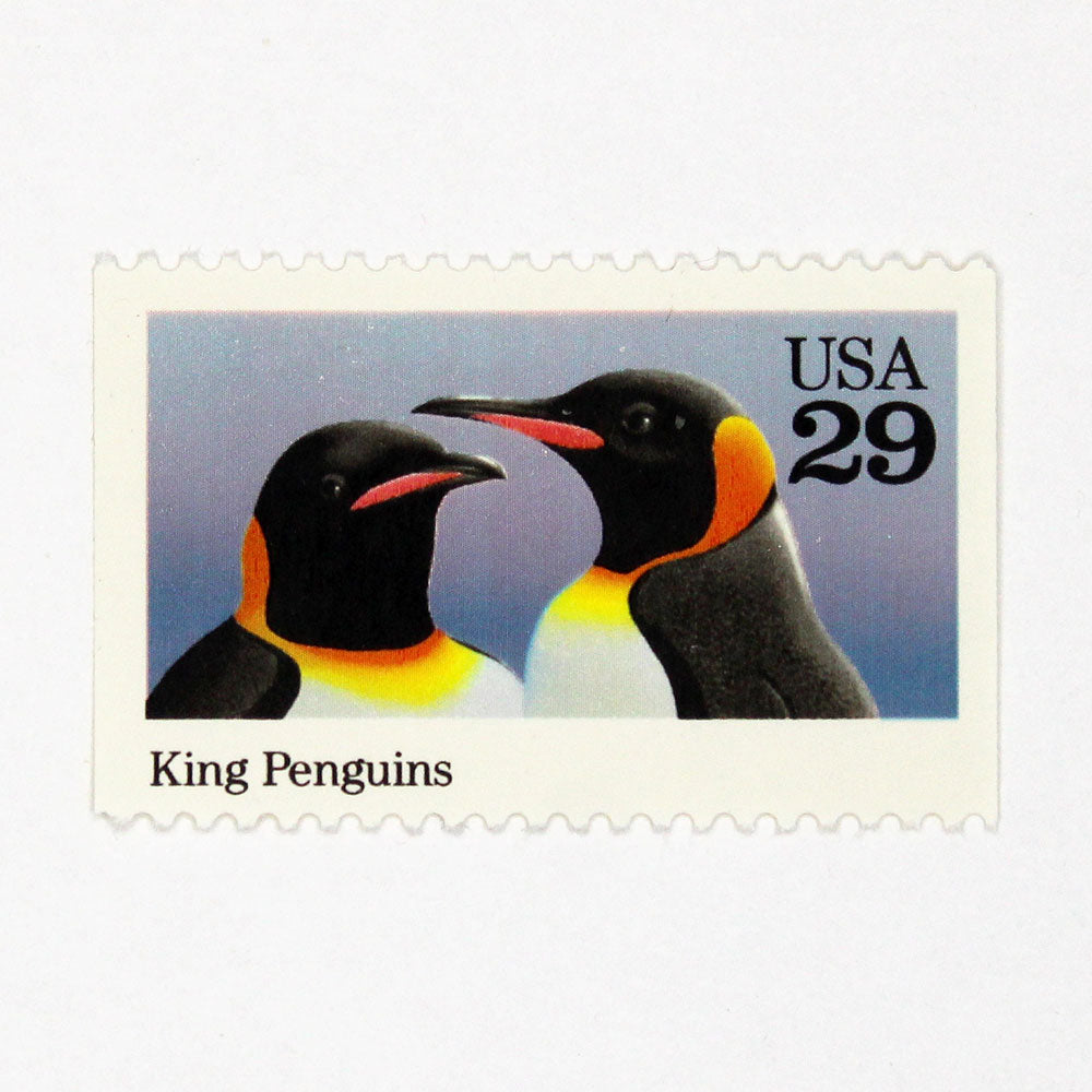 29c King Penguin Stamps - Pack of 5