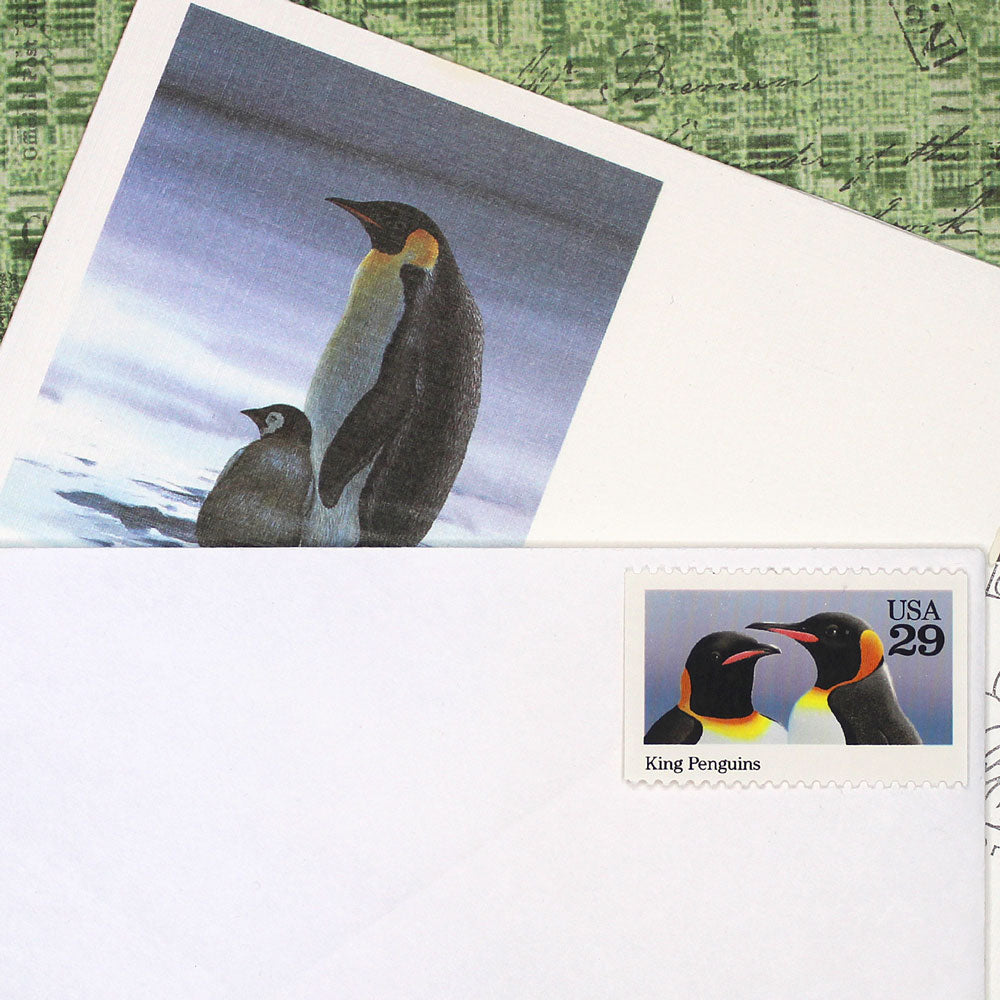 29c King Penguin Stamps - Pack of 5