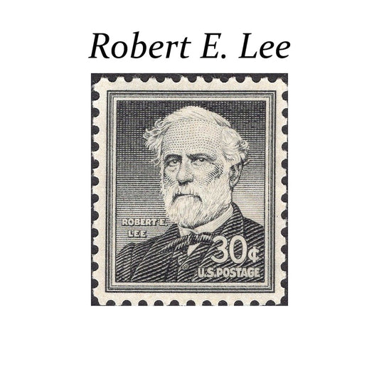 FIVE 30c Robert E. Lee stamps | Pack of 5 Vintage Unused US Postage Stamps | Civil War General | Virginia wedding | Stamps for mailing