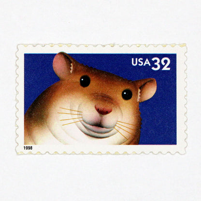 32c Hamster Stamps - Pack of 5