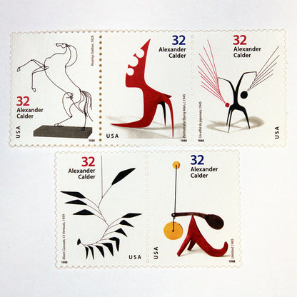 32c Alexander Calder Stamps - Pack of 5