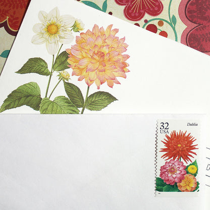 32c Dahlia Stamps - Pack of 5