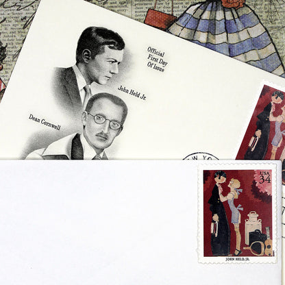 34c John Held Jr Stamps - Pack of 5