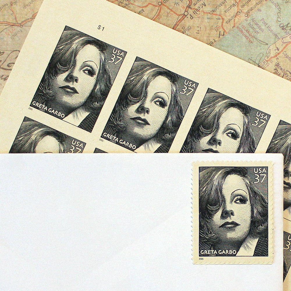 37c Greta Garbo Stamps - Pack of 5