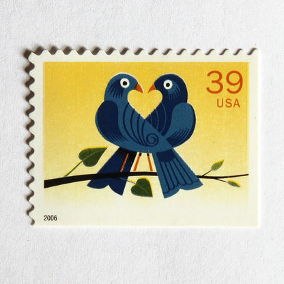 TWENTY 3c Eastern Bluebird Stamps Unused US Postage Stamps Nature Boho  Weddings Bird Lovers Birds and Flowers Stamps for Mailing 