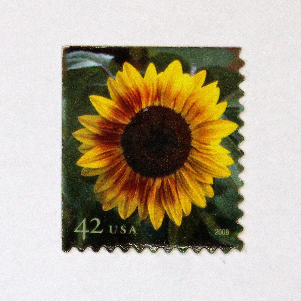 42c Sunflower Stamps - Pack of 20