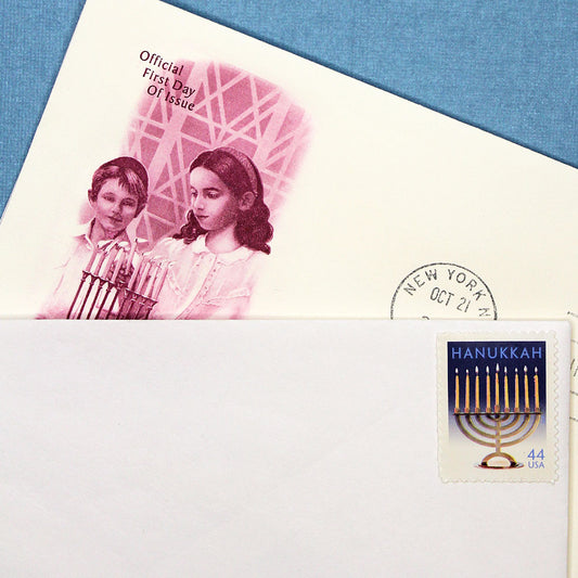 44c Hanukkah Menorah Stamps - Pack of 10