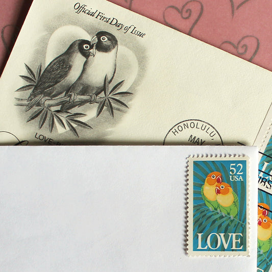 52c Tropical Birds Stamps .. Vintage Unused US Postage Stamps .. Pack of 5