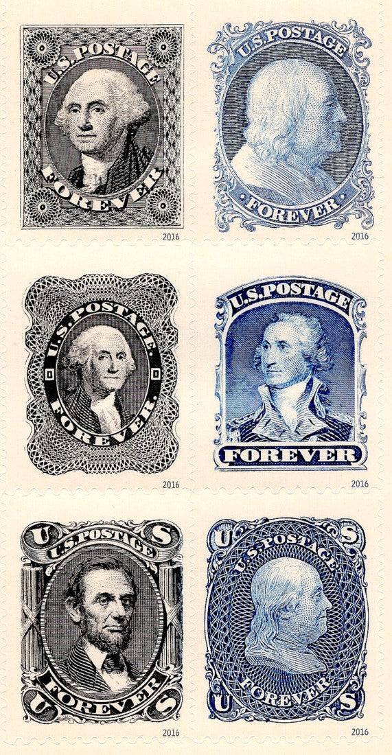 Classics Forever Stamps .. Unused US Postage Stamps .. Sheet of 6 –  treasurefoxstamps