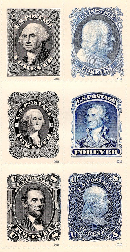 Classics Forever Stamps .. Unused US Postage Stamps .. Sheet of 6