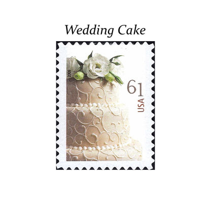 FIVE (5) Two Ounce Wedding Cake stamps, Unused US Postage Stamps