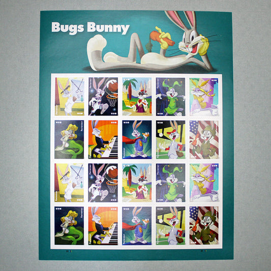 Bugs Bunny Forever Stamps - Sheet of 20