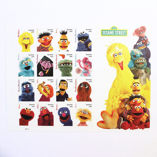 Sesame Street Forever Stamps - Sheet of 16