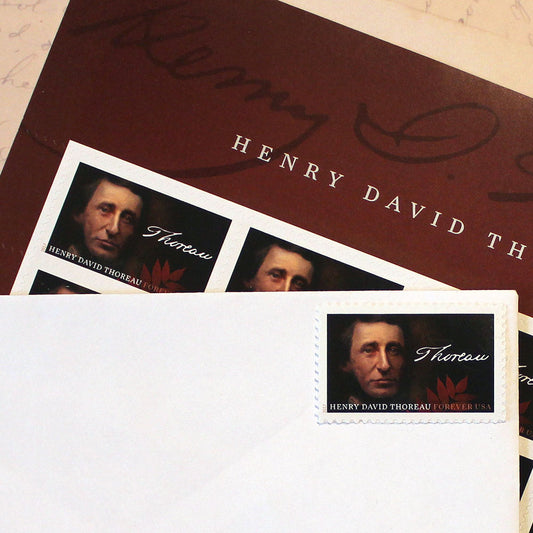 Henry David Thoreau Forever Stamps - Pack of 10